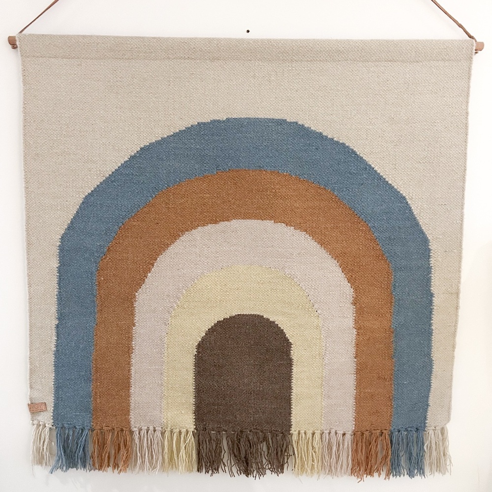 OYOY Follow the rainbow wall rug